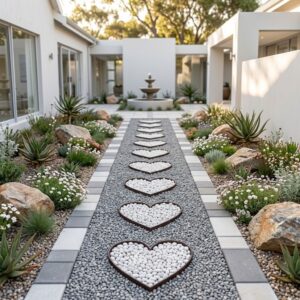 Heart Stepping Stone Frame